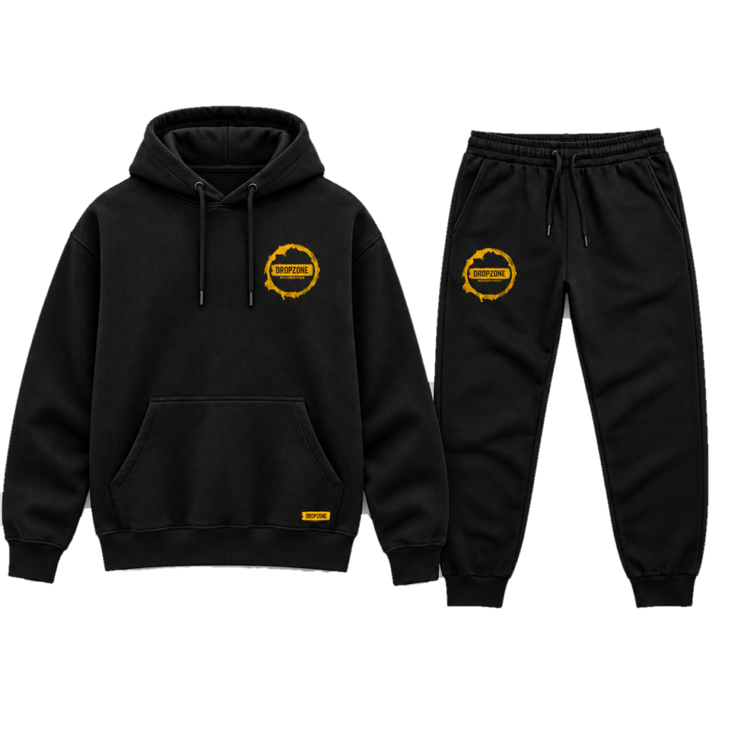 Dropzone Black Tracksuit