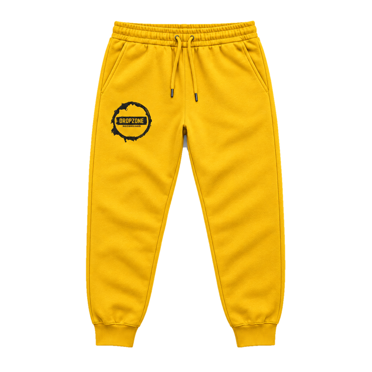 Dropzone yellow pants with official Dropzone mark