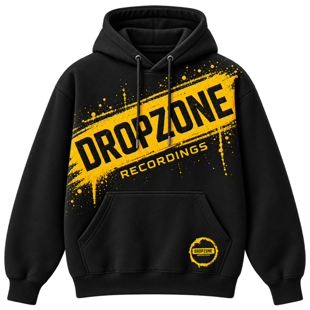 Dropzone Black Hoodie — Additional Artwork