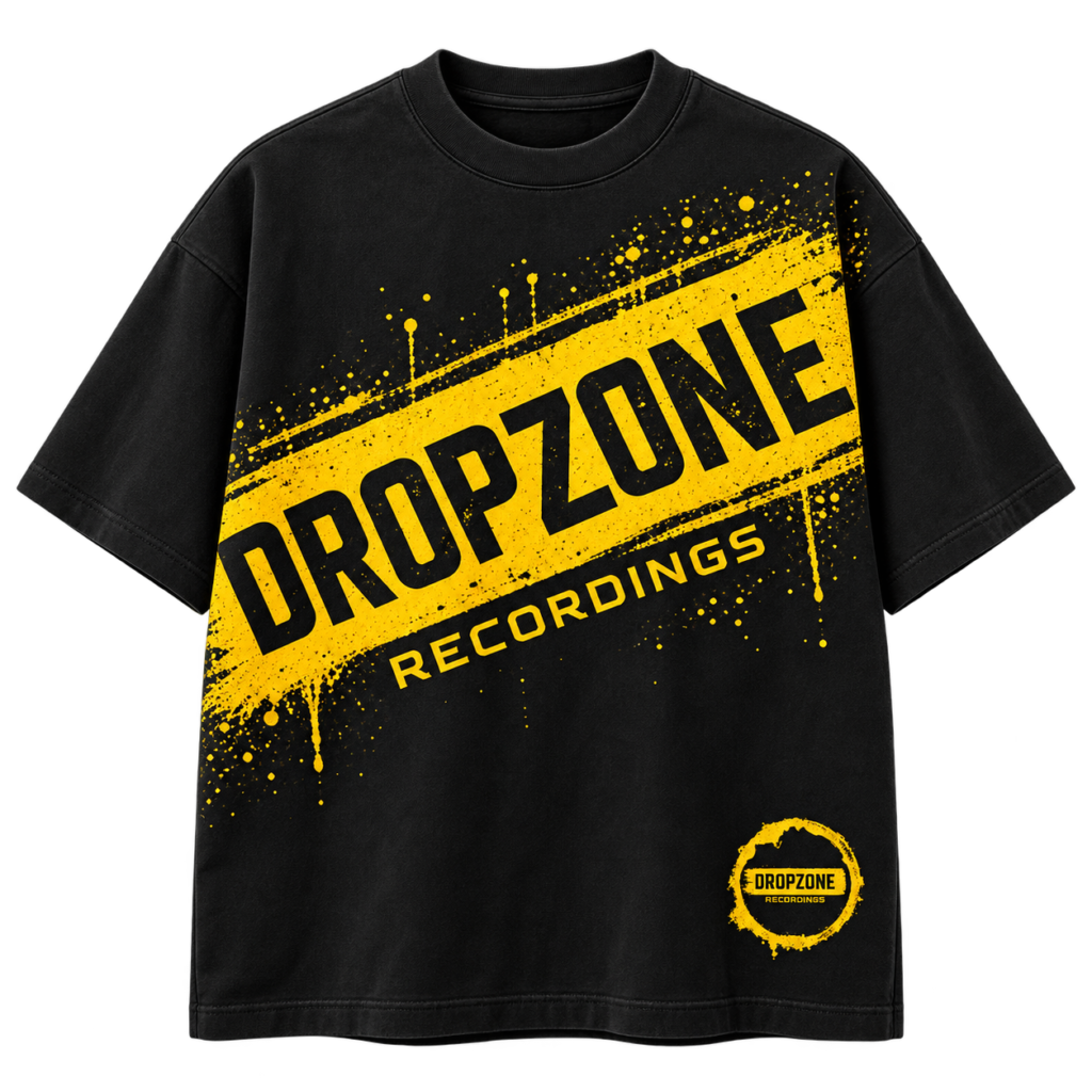 Dropzone Black Tee — Additional Artwork