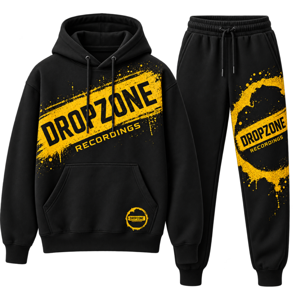 Dropzone Black Tracksuit — Additional Artwork
