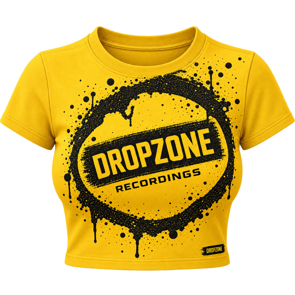 Dropzone Yellow Crop Tee