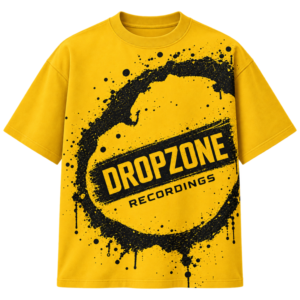 Dropzone Yellow Tee — Additional Artwork
