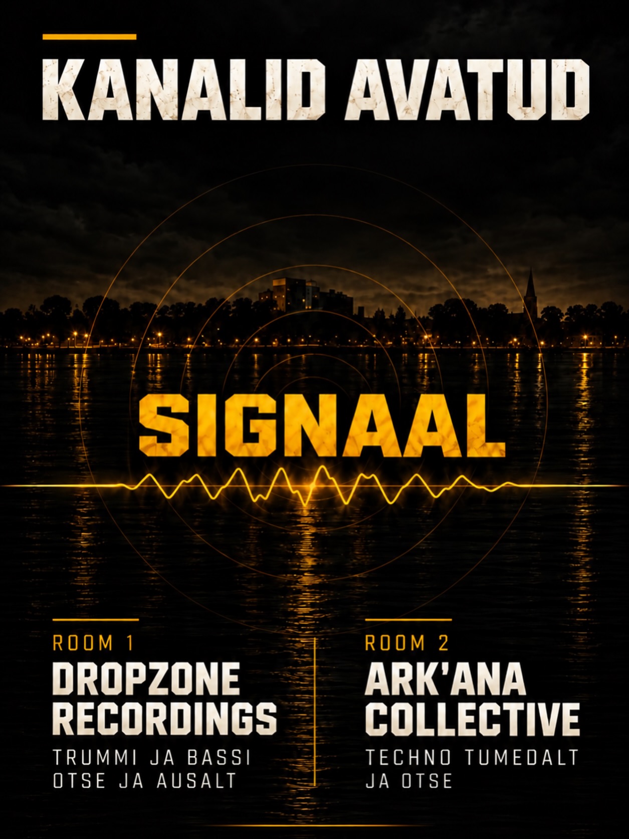 Noniii, BASSIRAHVAS! Nüüd on mõlemad SIGNAALI saatjad teada! 👀🔊 DROPZONE RECORDINGS × ARK’ANA COLLECTIV on…